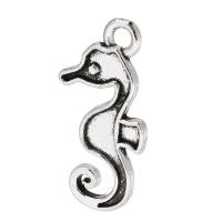 Pendentifs animaux en alliage de zinc, hippocampe, Placage, unisexe, plus de couleurs à choisir Environ 2mm, Vendu par kg