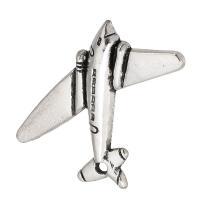 Zinc Alloy Jewelry Pendants, Airplane, plated, Unisex Approx 1mm 