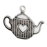 Zinc Alloy Jewelry Pendants, Teapot, plated, Unisex Approx 2mm 