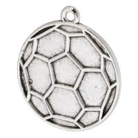 Zinc Alloy Jewelry Pendants, Football, plated, Unisex Approx 2mm 