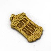 Zinc Alloy Jewelry Pendants, plated, golden 