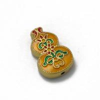 Enamel Zinc Alloy Beads, Calabash, DIY 