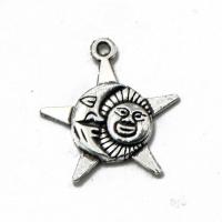 Zinc Alloy Jewelry Pendants, plated, silver color 