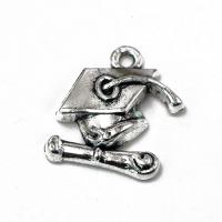 Zinc Alloy Jewelry Pendants, plated, silver color 