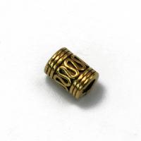 Zinc Alloy Tube Beads, plated, DIY 