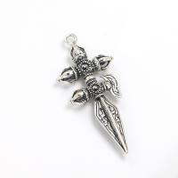 Zinc Alloy Jewelry Pendants, plated, silver color 