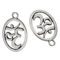 Zinc Alloy Jewelry Pendants, plated, Unisex & hollow Approx 2mm 