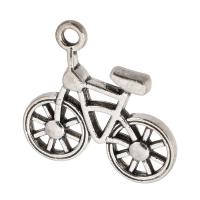 Zinc Alloy Jewelry Pendants, Bike, plated, Unisex Approx 2mm 