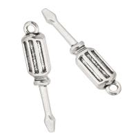 Zinc Alloy Jewelry Pendants, Screwdriver, plated, Unisex Approx 2mm 