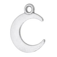 Zinc Alloy Jewelry Pendants, Moon, plated, Unisex Approx 2mm 