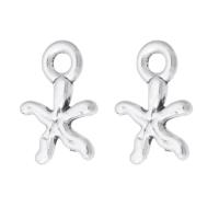 Zinc Alloy Jewelry Pendants, Starfish, plated, Unisex Approx 1.5mm 