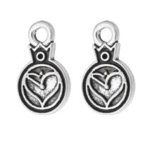 Zinc Alloy Jewelry Pendants, plated, Unisex Approx 2mm 