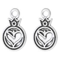 Zinc Alloy Jewelry Pendants, plated, Unisex Approx 2mm 