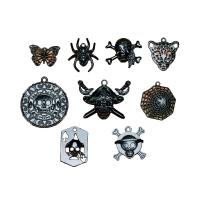 Zinc Alloy Jewelry Pendants, plumbum black color plated, DIY 