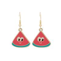 Enamel Zinc Alloy Drop Earring, Cross, stoving varnish & for woman 