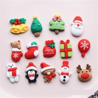 Mobile Phone DIY Decoration, Resin, epoxy gel, Christmas Design 20mm 