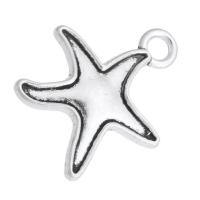 Zinc Alloy Jewelry Pendants, Starfish, plated, Unisex Approx 2mm 