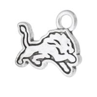 Zinc Alloy Animal Pendants, plated, Unisex Approx 3mm 