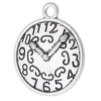 Zinc Alloy Jewelry Pendants, Clock, plated, Unisex Approx 2mm 