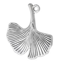 Zinc Alloy Jewelry Pendants, Leaf, plated, Unisex Approx 1.5mm 