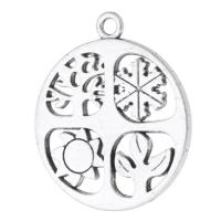 Zinc Alloy Jewelry Pendants, plated, Unisex Approx 2mm 