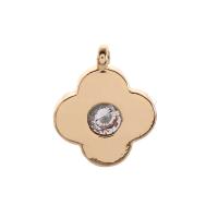 Cubique Pendentif en laiton zircon pavent, Placage de couleur d'or, DIY & styles différents pour le choix & pavé de micro zircon, doré, Vendu par PC