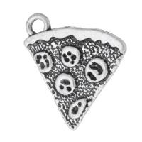 Zinc Alloy Jewelry Pendants, Pizza, plated, Unisex Approx 2mm 