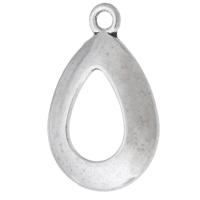 Zinc Alloy Jewelry Pendants, Teardrop, plated, Unisex & hollow Approx 2mm 