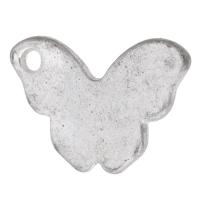 Colgantes Animales de Aleación de Zinc, Mariposa, chapado, unisexo, más colores para la opción, 24x16x2mm, agujero:aproximado 2mm, Vendido por KG