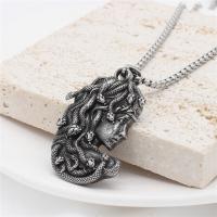 Stainless Steel Pendants, 304 Stainless Steel, Beauty and Snake, DIY & blacken, original color 