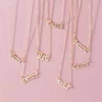 Zinc Alloy Necklace, with 1.97inch extender chain, gold color plated, fashion jewelry & Unisex golden Approx 15.75 Inch 