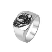 Edelstahl Fingerring, 304 Edelstahl, Skorpion, Vakuum-Ionen-Beschichtung, verschiedene Größen vorhanden & für den Menschen, keine, 14mm, Größe:7-13, verkauft von PC