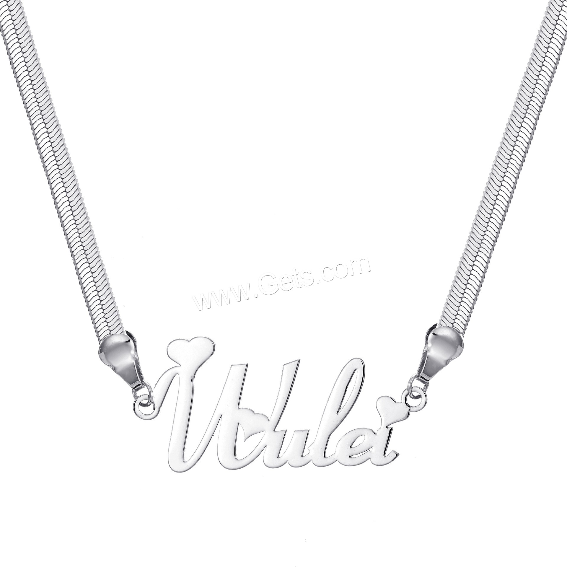 Collar de Acero Inoxidable, acero inoxidable 304, con 1.97inch extender cadena, Recubrimiento iónico al vacío, Cada texto personalizado debe tener menos de 10 letras & Joyería & unisexo, más colores para la opción, longitud:aproximado 17.72 Inch, Vendido por UD