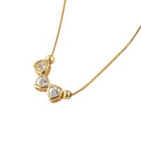 Cubic Zirconia Micro Pave Brass Pendant, Star, gold color plated, micro pave cubic zirconia & hollow, 7mm 