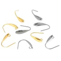 Stainless Steel Hook Earwire, 304 Stainless Steel, machine polished, DIY, Crystal Golden Shadow (Steel) 