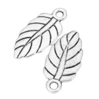 Zinc Alloy Leaf Pendants, plated, Unisex Approx 1.5mm 