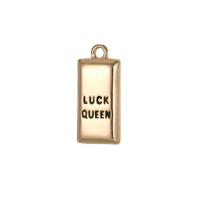 Brass Jewelry Pendants, gold color plated 