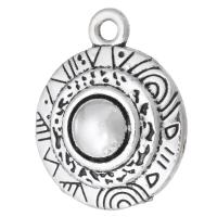 Zinc Alloy Jewelry Pendants, plated, Unisex Approx 2mm 