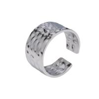 Titanstahl Manschette Fingerring, plattiert, Einstellbar & für den Menschen, keine, 11mm, verkauft von PC