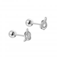 Sterling Silver Stud Earring, argent sterling 925, Placage, pour femme, plus de couleurs à choisir Vendu par paire