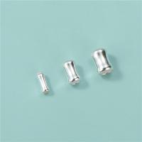 Sterling Silber Spacer Perlen, 925 Sterling Silber, Bambus, DIY & verschiedene Größen vorhanden, Silberfarbe, verkauft von PC