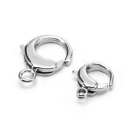 Stainless Steel Lobster Claw Clasp, 316L Stainless Steel, polished original color 