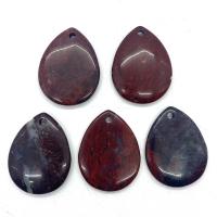 Mixed Agate Pendants, Teardrop, Unisex, mixed colors, 35x45- 