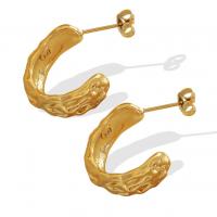 Boucles d'oreilles en acier titane, Placage ionique sous vide, pour femme, plus de couleurs à choisir Vendu par paire