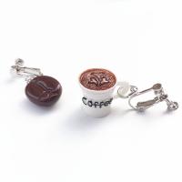 Asymmetric Earrings, Resin, with Zinc Alloy, Cup & for woman 1.5*1.8cm,1*1.5cm,3.5cm 