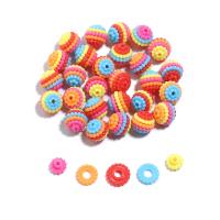 Abalorios de Plastico ABS , plástico ABS, Esférico, Remiendo & Bricolaje, color mixto, 10x9mm, agujero:aproximado 1.6mm, 100PCs/Bolsa, Vendido por Bolsa