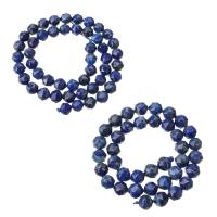 Natural Lapis Lazuli Beads, Round, DIY & faceted, lapis lazuli Approx 15 Inch 