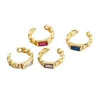 イヤリングカフス
, 925スターリングシルバー, メッキ, 女性用 & ライン石のある, 無色, 11mm, 売り手 パソコン