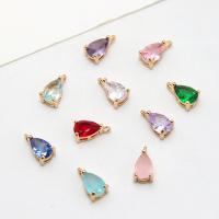 Cubic Zirconia Brass Pendants, high quality plated, DIY & micro pave cubic zirconia 