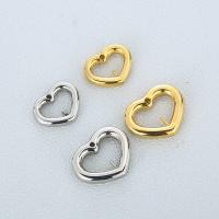 Stainless Steel Pendant Setting, 304 Stainless Steel, Heart, DIY 